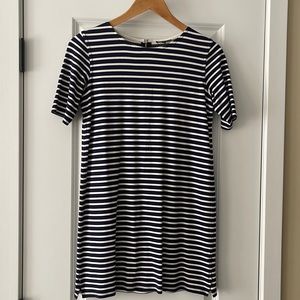 🎉SALE🎉THEORY Navy/White Stripe Dress